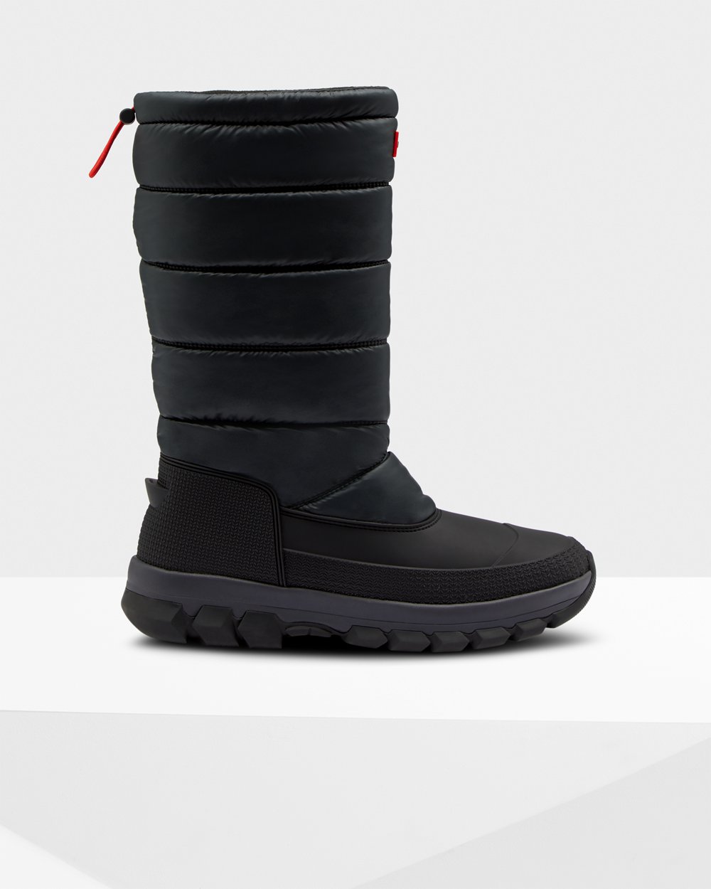 Botas de Nieve Hunter Hombre - Original Insulated Tall - Negros - OLFSQRY-82